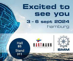 Hartmann auf der Messe "SMM" in Hamburg